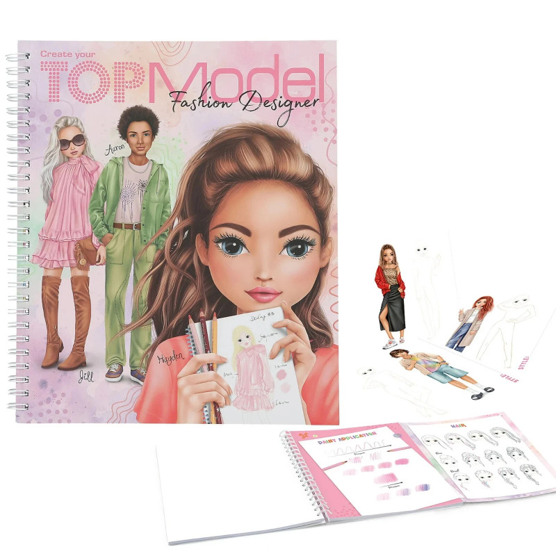 Depesche Top Model Fashion Designer Sticker Book