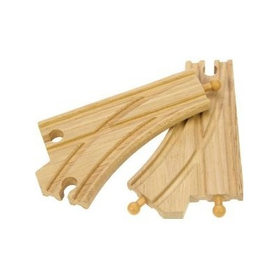 Bigjigs Rail - Curved Points Track X2