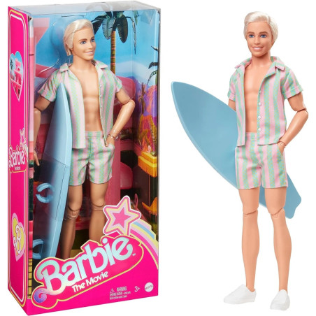 Barbie The Movie Fashion Doll & Accessories Surfing Ken