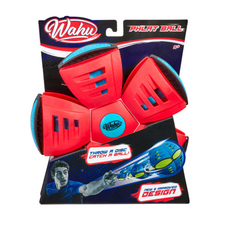 Phlat Ball Classic - Transforming Outdoor Ball Toy - Red by Wahu