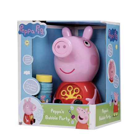 Peppa Pig Indoor Outdoor Fun Kids Party Bubble Machine - Pink