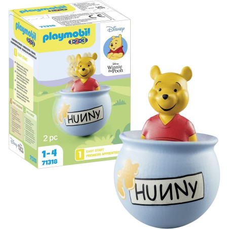 Playmobil 1.2.3 Disney: Winnie's Counter Balance Honey Pot, Winnie-the-Pooh 71318