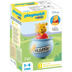 Playmobil 1.2.3 Disney: Winnie's Counter Balance Honey Pot, Winnie-the-Pooh 71318
