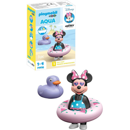 Playmobil 1.2.3 Disney: Minnie's Beach Trip, Minnie Mouse 71416