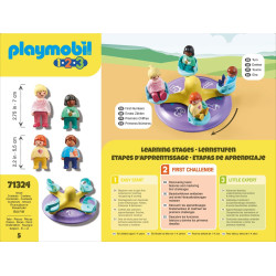 Playmobil 1.2.3 Number-Merry-Go-Round 71324