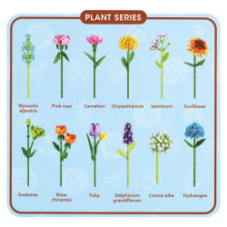 Florist Plant Series 9093-5 Jasminum Flower Building Blocks