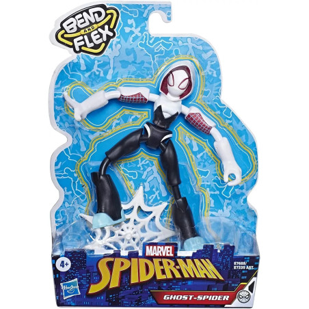 Marvel Spider-Man Bend And Flex Ghost-Spider Action Figure