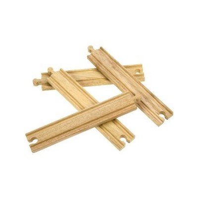 Bigjigs Rail - Long Track Straights X4 Bigjigs Rail - Long Track Straights X4