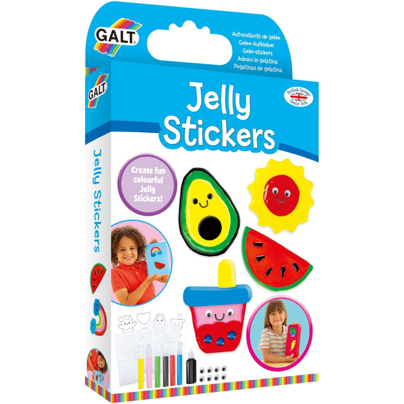 Galt Toys Jelly Stickers - Kids Sticker Craft Kit