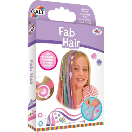Galt Toys Fab Hair, Hair Chalk Kit and Extensions for Children