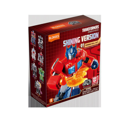 BLOKEES Transformers - Shining Version 01 Shining Roll Out Action Figure Blind Box