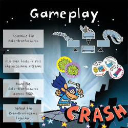 University Games Dog Man Attack of the Fleas Board Game