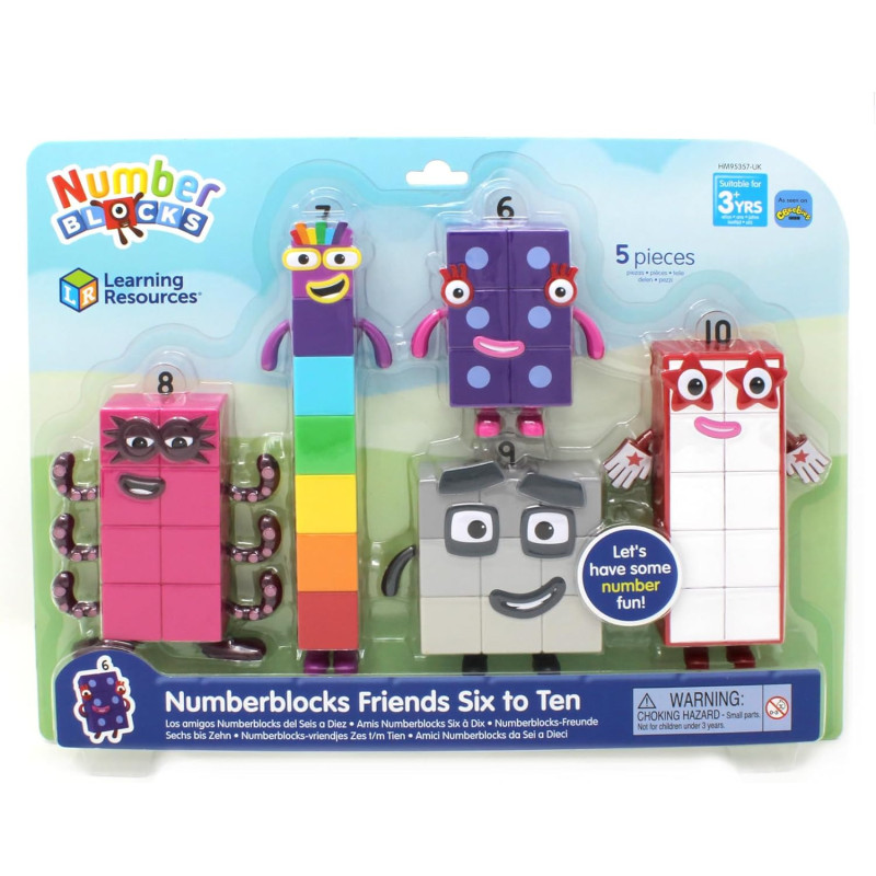Learning Resources Numberblocks Friends Six to Ten Learning Resources Numberblocks Friends Six to Ten