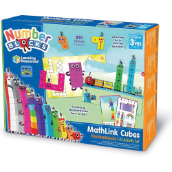 Learning Resources MathLink Cubes Numberblocks 1-10 Activity Set
