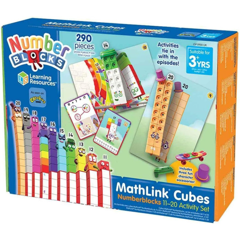 Learning Resources MathLink Cubes 11-20 Activity Set Learning Resources MathLink Cubes 11-20 Activity Set