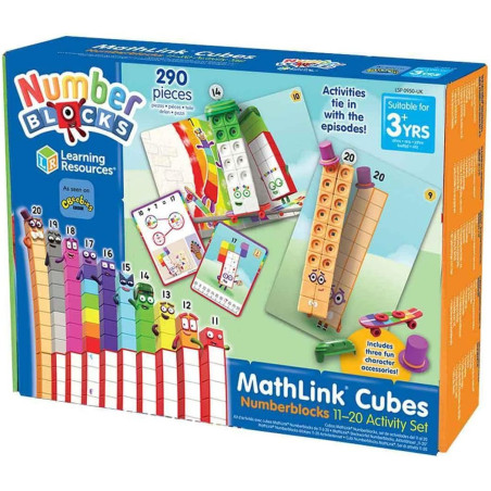Learning Resources MathLink Cubes 11-20 Activity Set