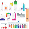 Learning Resources MathLink Cubes 11-20 Activity Set