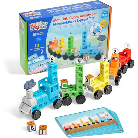 Numberblocks Express Train Mathlink Cubes Activity Set