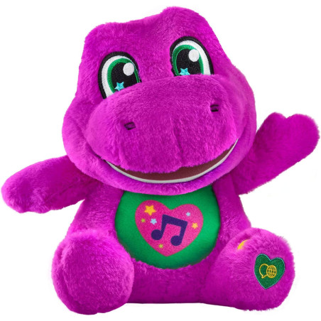 Barney's World Tall Soft Plush Toy 10.5 -inch Figure with Sounds