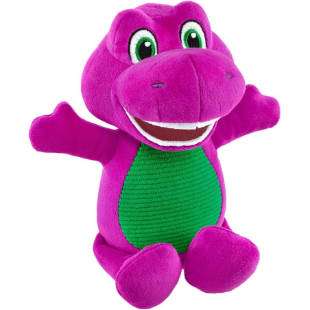 Barney's World Fisher-Price Toddler Soft Plush Toy 6.5-Inch Dinosaur Barney