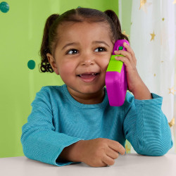 Barney's World Fisher-Price Toddler -Hey Phone with Music, Lights & Phrases