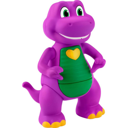 Barney's World Fisher-Price Toddler Musical Toy Heart Hands Figure, 5.7 Inches Tall with Lights