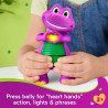 Barney's World Fisher-Price Toddler Musical Toy Heart Hands Figure, 5.7 Inches Tall with Lights