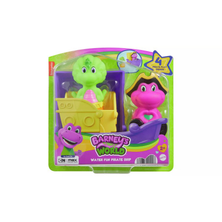 Barney's World Fisher-Price Toddler Toys, Water Fun Pirate Ship Toy