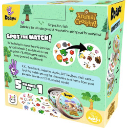 Dobble Animal Crossing Family Card Game