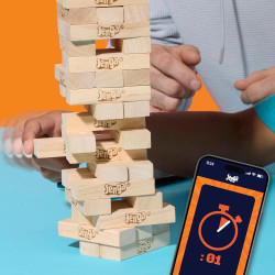 Official Hasbro Games Jenga Game with Digital Die