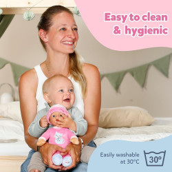 BABY Born for babies Sleepy Pink Soft 30cm Pink Fabric Doll
