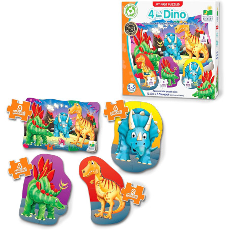 The Learning Journey Dino My First Puzzle Sets (Box of 4)