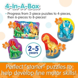 The Learning Journey Dino My First Puzzle Sets (Box of 4)