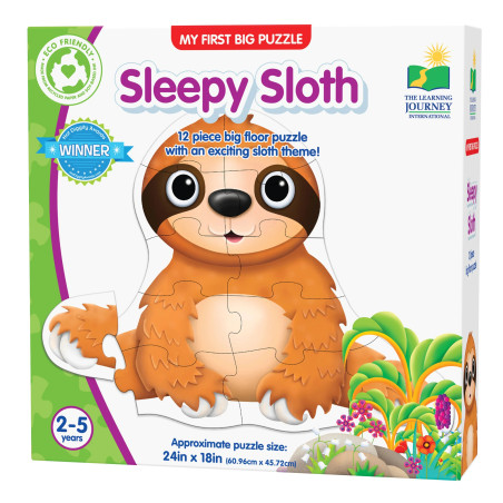 The Learning Journey My First Big Floor Puzzle - Sleepy Sloth