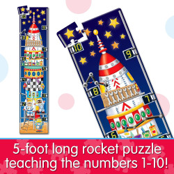 Learning Journey The Long And Tall Floor Puzzle 123 Rocketship