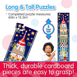 Learning Journey The Long And Tall Floor Puzzle 123 Rocketship