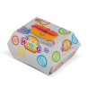 Fidget Hot Dog Toy – 6 Stackable Squishy Pieces for Stress Relief & Sensory Fun