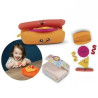 Fidget Hot Dog Toy – 6 Stackable Squishy Pieces for Stress Relief & Sensory Fun