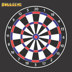 Bullseye Board Game, Classic TV Show Quiz with Magnetic Darts