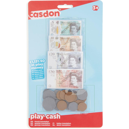 Casdon Play Money Roleplay Cash Toy