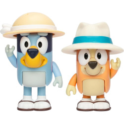 Bluey Figure 2-Pack - On Holiday