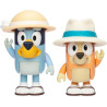 Bluey Figure 2-Pack - On Holiday