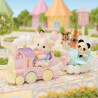 Sylvanian Families - 5819 Amusement Park Ride Set -Plane & Train