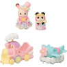Sylvanian Families - 5819 Amusement Park Ride Set -Plane & Train