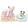 Sylvanian Families - 5819 Amusement Park Ride Set -Plane & Train