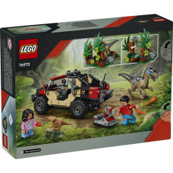 LEGO Jurassic World Raptor Off-Road Escape Dino Toy 76972