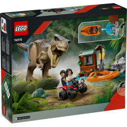 LEGO Jurassic World T. rex River Escape, Dinosaur Toy 76975