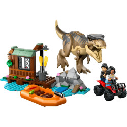 LEGO Jurassic World T. rex River Escape, Dinosaur Toy 76975