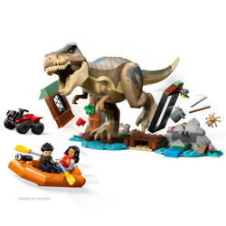 LEGO Jurassic World T. rex River Escape, Dinosaur Toy 76975
