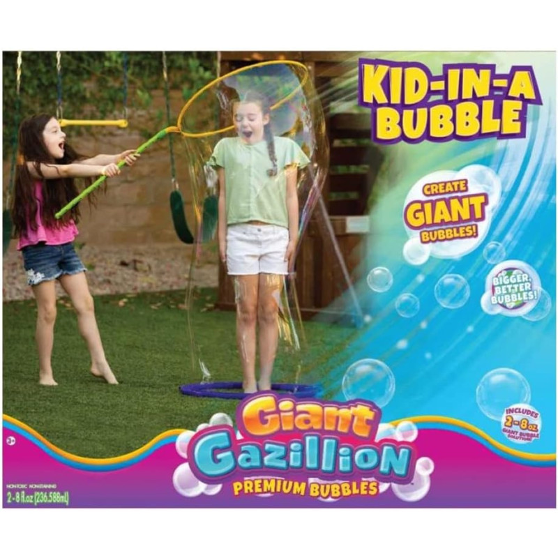 Gazillion Kid in a Bubble Giant Wand
